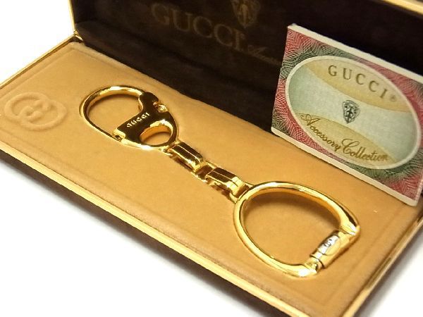 GUCCI グッチ キーホルダー ゴールド オールドグッチ - キーホルダー