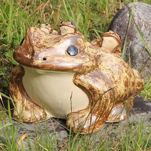 信楽焼 しがらき やきもの 陶器 置物 カエル かえる 縁起物