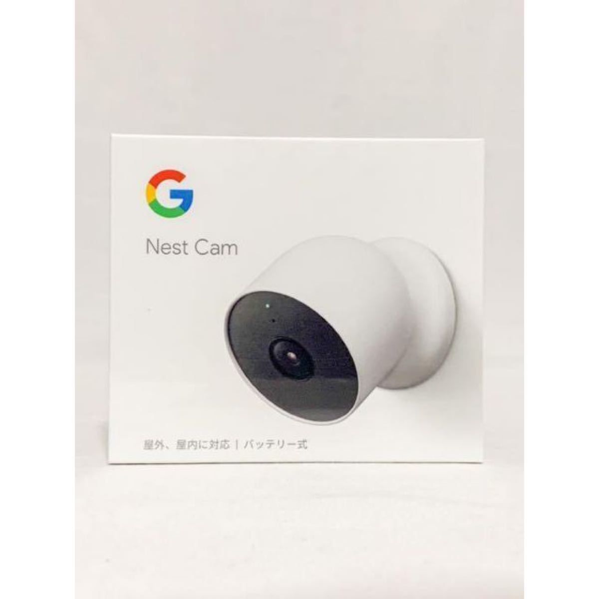 Google Nest Cam 未使用屋内、屋外対応、バッテリー式 新 発売