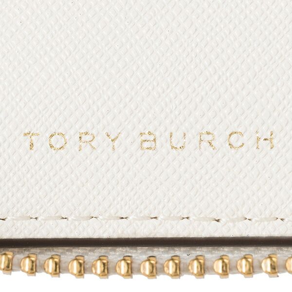 新品 トリーバーチ TORY BURCH 2つ折り財布 エマーソン ニュー アイボリー TORY BURCH（トリーバーチ） 並行輸入 2つ折り財布 エマーソン 136098