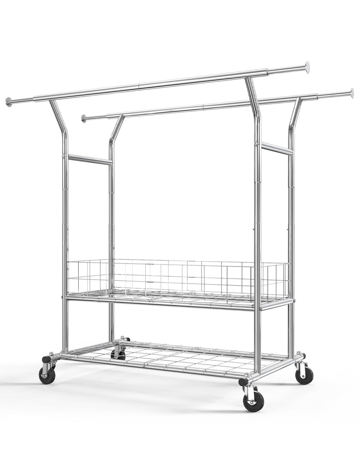 HOKEEPER ハンガーラック パイプハンガーラック 耐荷重200KG 業務用 大