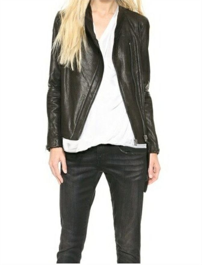 【美品】HELMUT LANG ラムレザー ジャケット しなやかなラムレザー☆】HELMUT LANG(ヘルムートラング)の