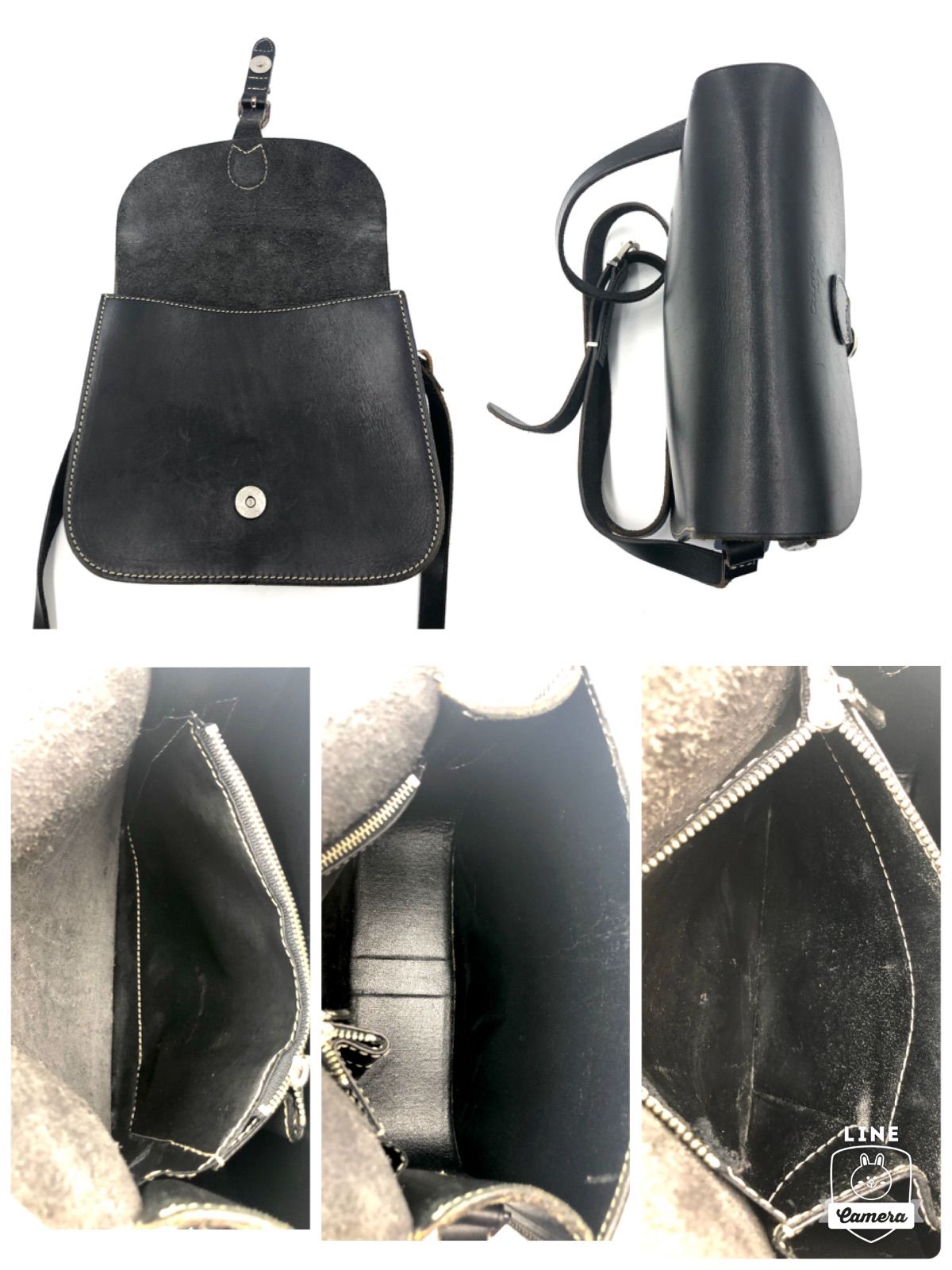 COURREGES クロス＆ショルタハック □美品□Courreges クレージュ ショルダーバッグ 斜めがけ