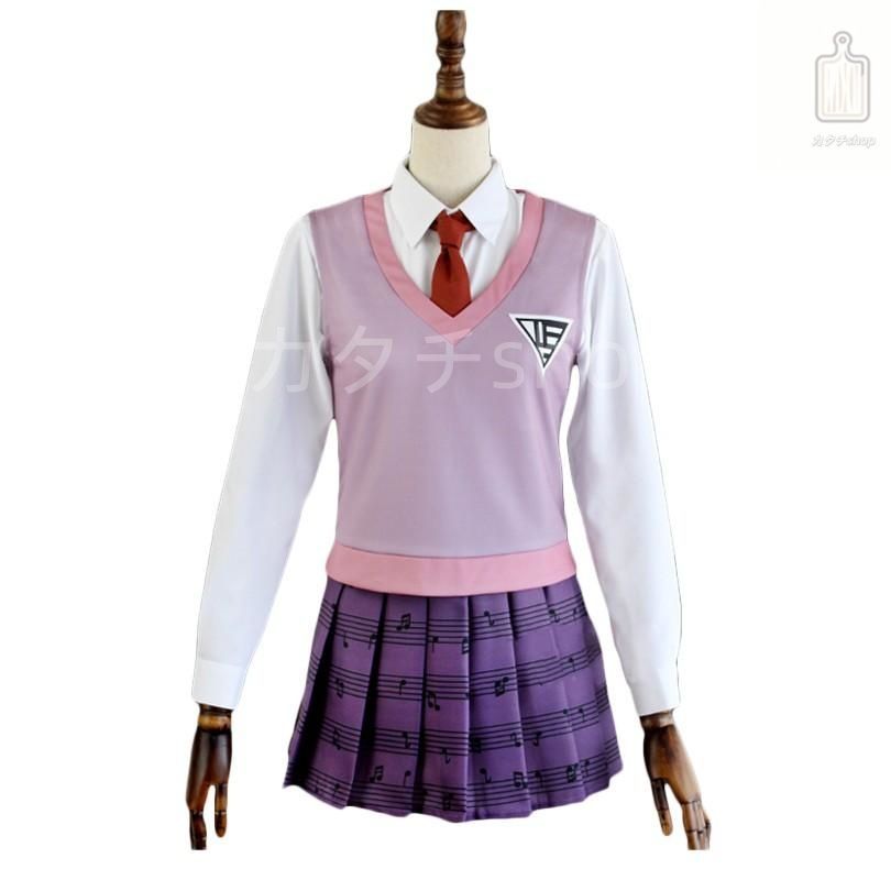 ニューダンガンロンパV3 赤松楓 あかまつかえで 風 コスプレ衣装 イベント 演出服 変装 COS Cosplay