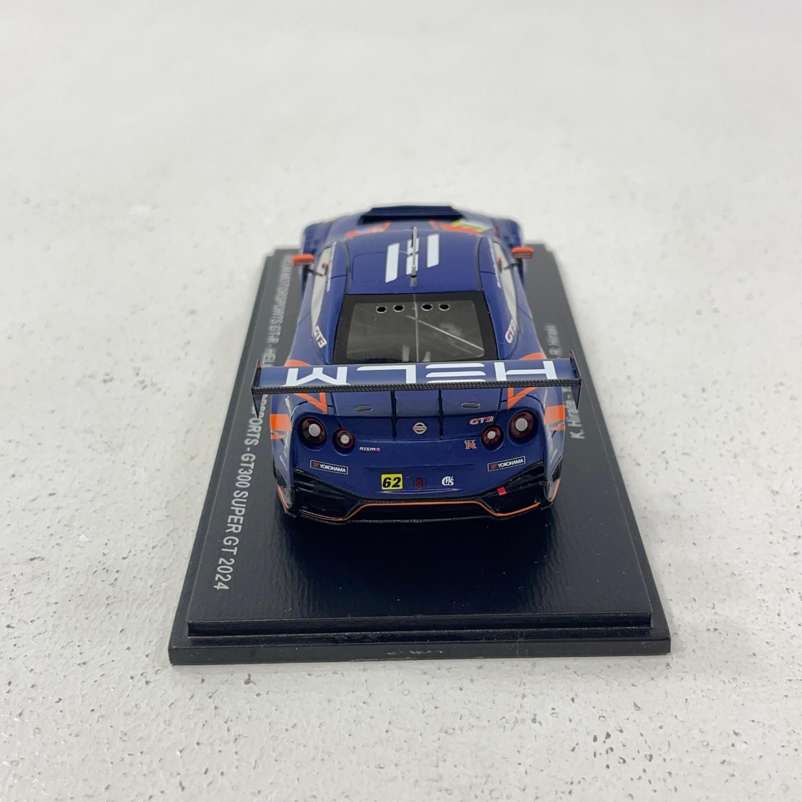 尾張小牧店】 中古 Spark 1/43 HELM MOTORSPORTS GT-R No.62