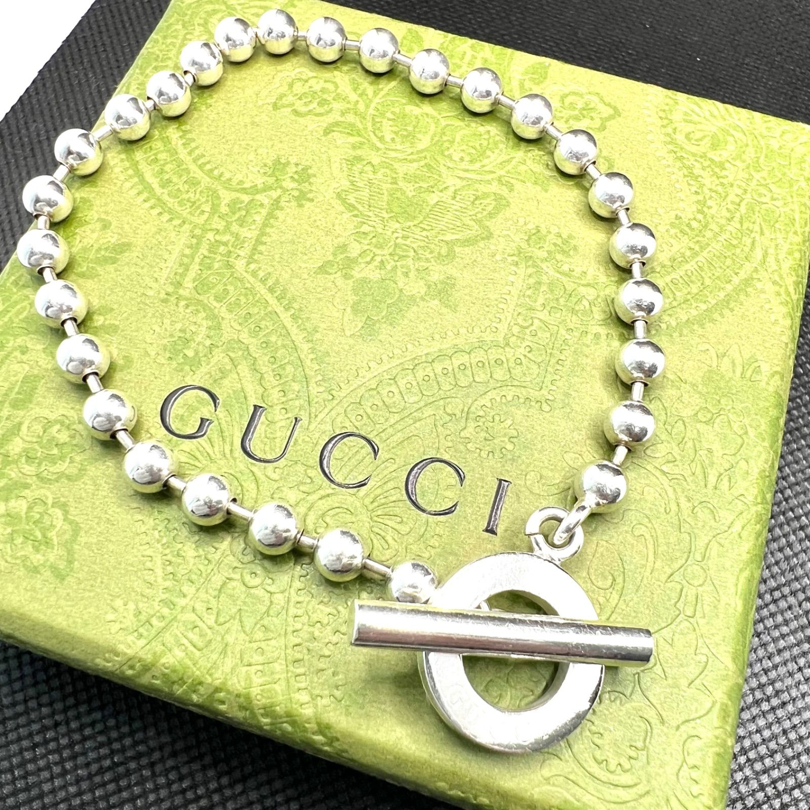 GUCCI グッチ ブレスレット ボールチェーン 925 シルバー - メルカリ
