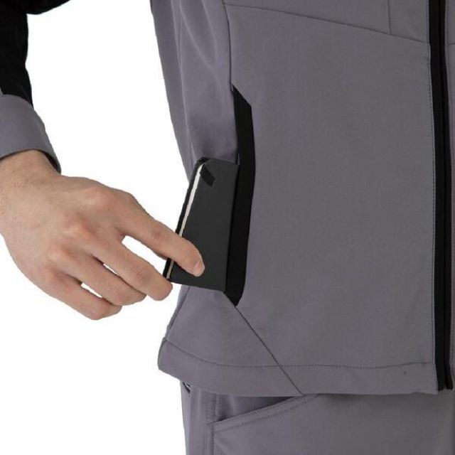 コーコス信岡 CO-COS ストレッチ 長袖ブルゾン A-7061 ブルー 4Lサイズ 長袖 軽量 高機能 制服 ワークウェア 作業服 帯電防止素材