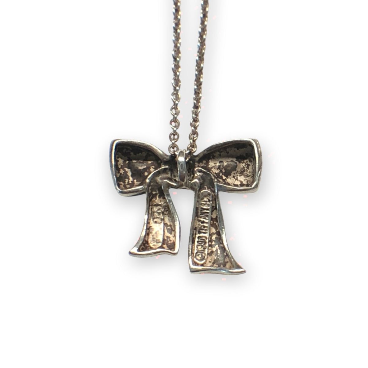 Tiffany & Co. リボンネックレス Tiffany & Co. - Tiffany リボンネックレス 美品の通販 by こう