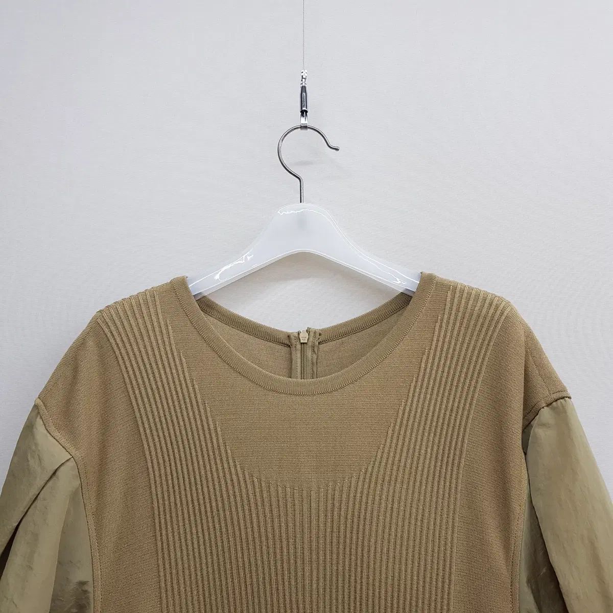 The HANDSOME SYSTEM 2025 ニット ミックス ロング丈ワンピース 88-94-165サイズ