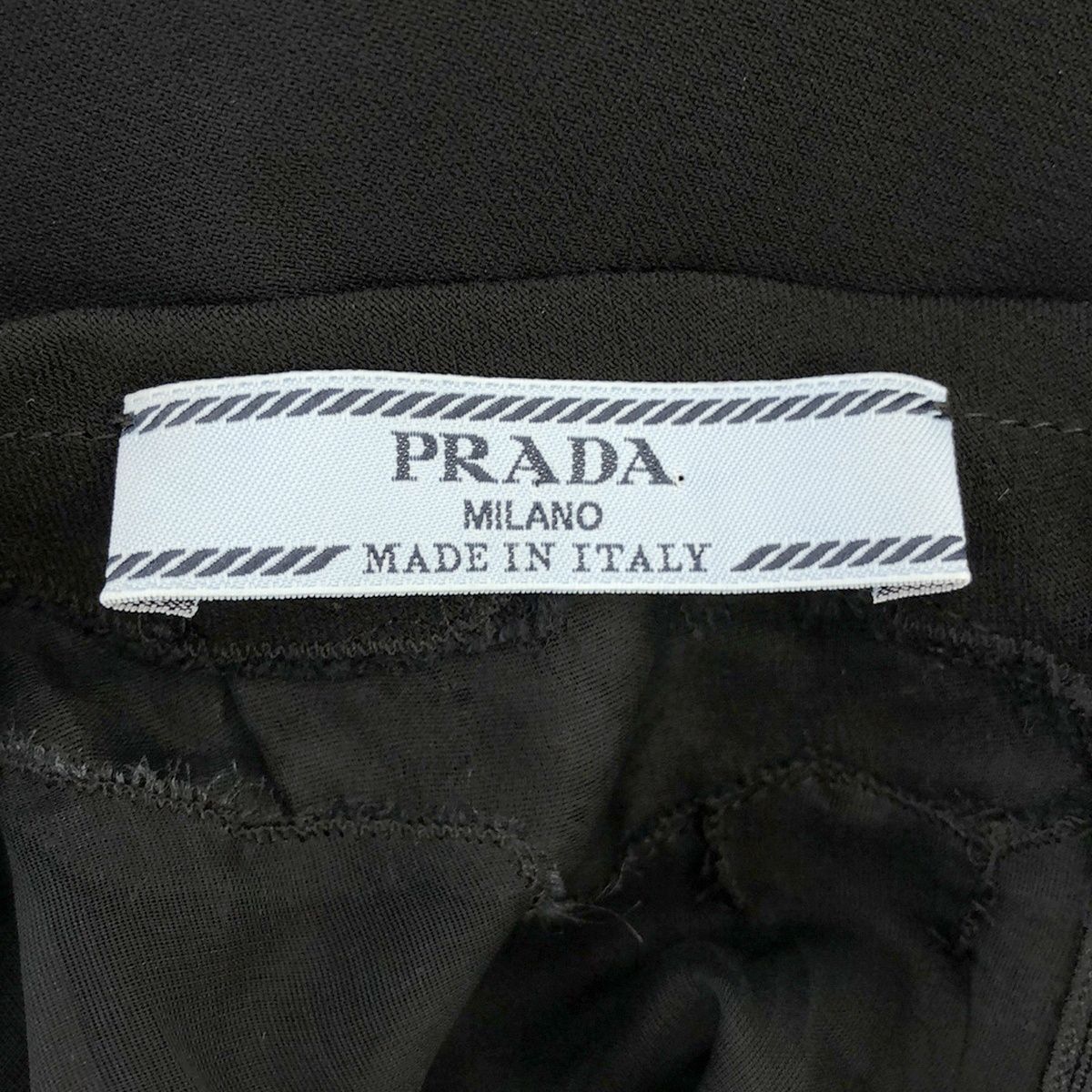 PRADA プラダ 16AW フラワーレースレーヨンワンピース APD1 2016 767 ブラック 44