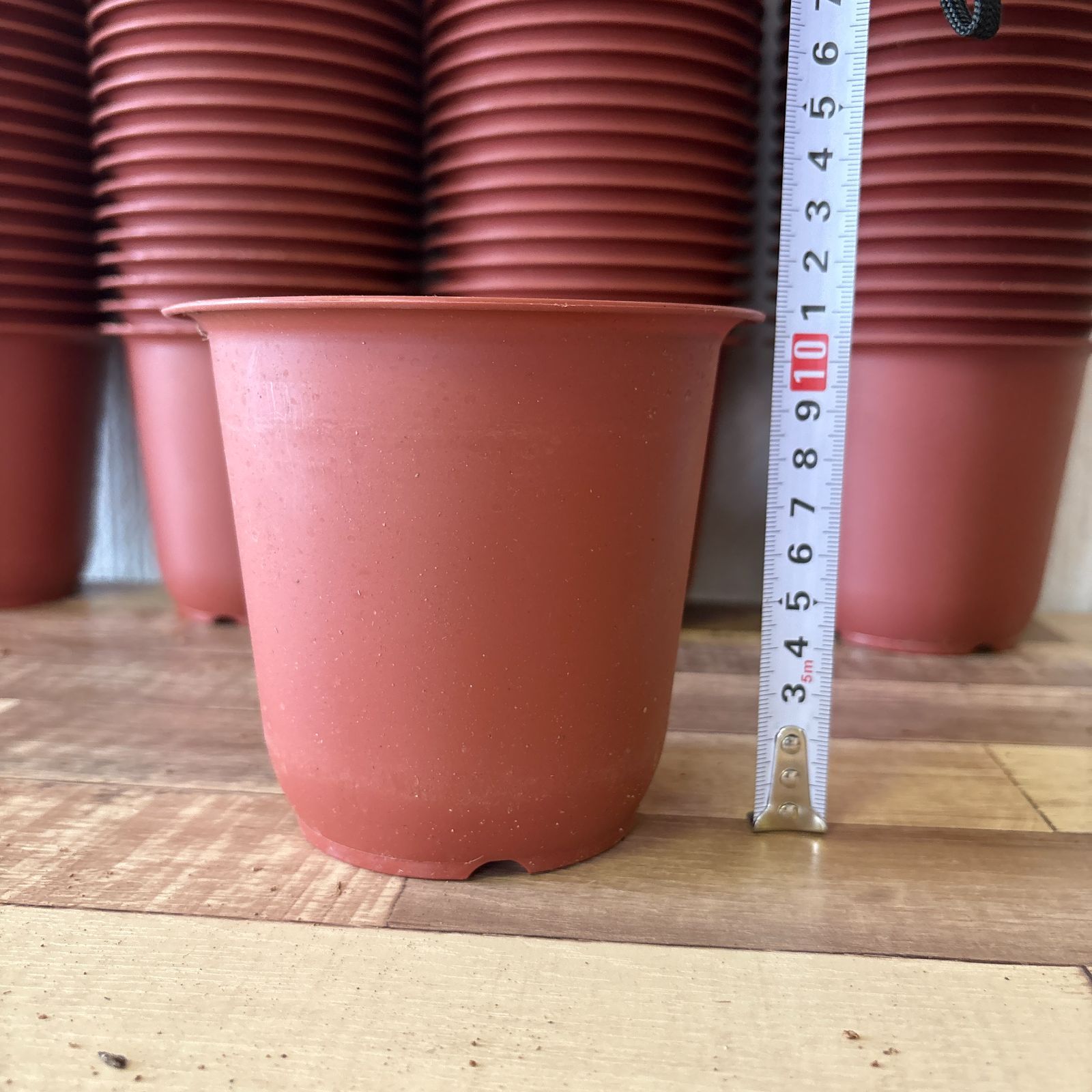 プラ鉢 4号 30個 中古 プラスチック 鉢 幅12.2cm 茶色 ブラウン - メルカリ
