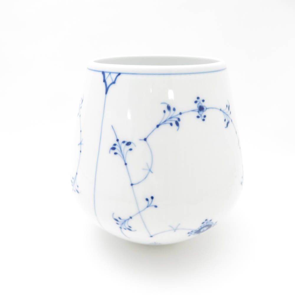 ROYAL COPENHAGEN ロイヤルコペンハーゲン ブルーフルーテッドプレイン 花瓶 1点 Mサイズ フラワーベース 花びん 花器 SC8942B3