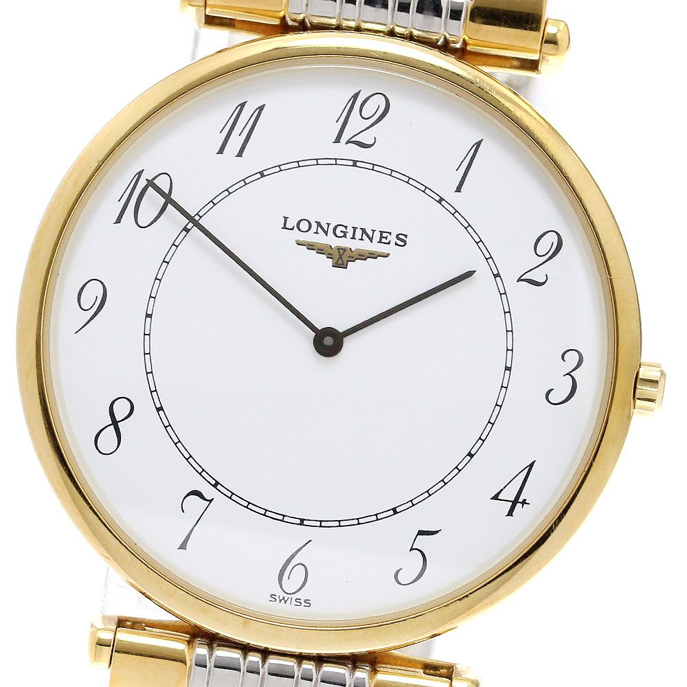 ロンジン LONGINES L4.635.2 グランドクラシック クォーツ メンズ保証書付き_910926