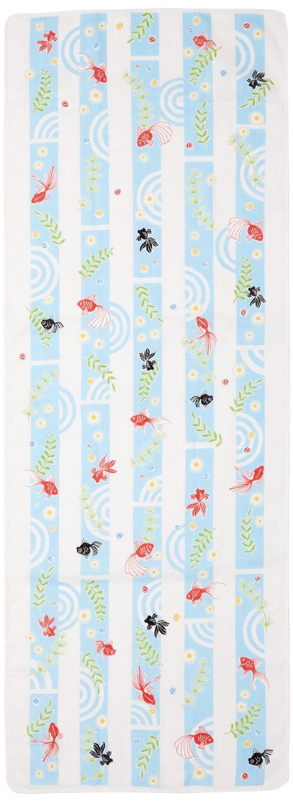 ふくこい ふんわり二重ガーゼ手拭い 金魚 約32 89 cm