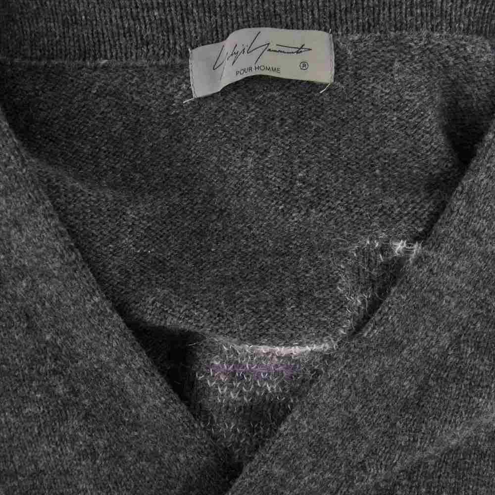 ヨウジヤマモトプールオム ダリア ロング カーディガン フラワー