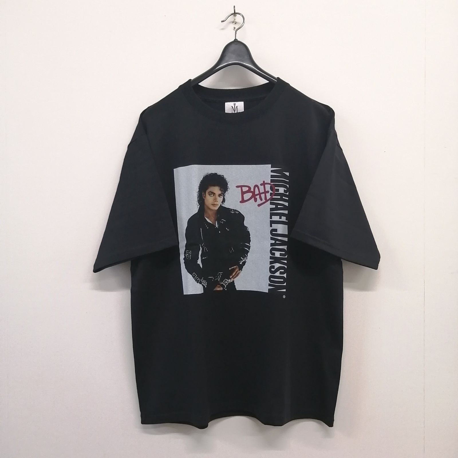 新作】【Michael Jackson／マイケル・ジャクソン・BAD Tee（ブラック 
