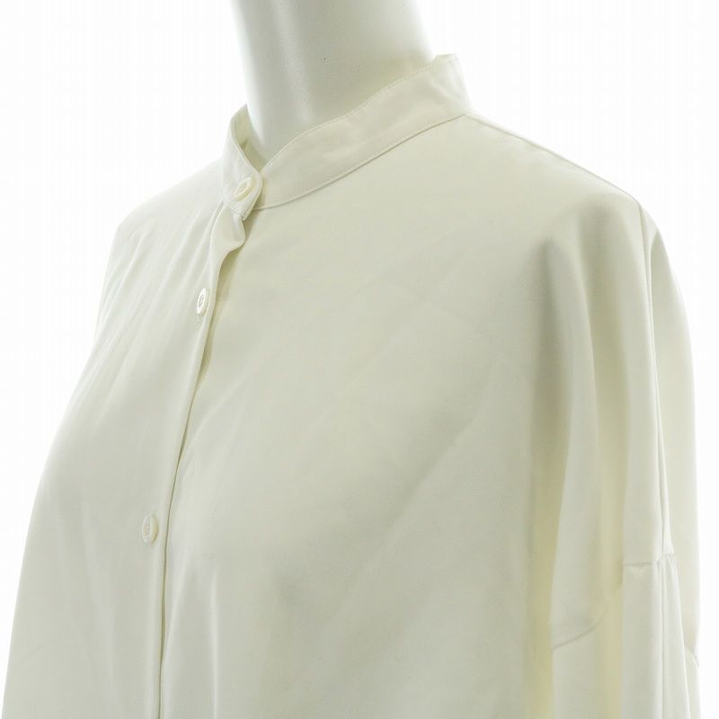 ADORE - 美品♪LE PHIL TRツイルスリットスリーブブラウス ホワイト ADORE - 美品♪LE PHIL TRツイルスリットスリーブブラウス