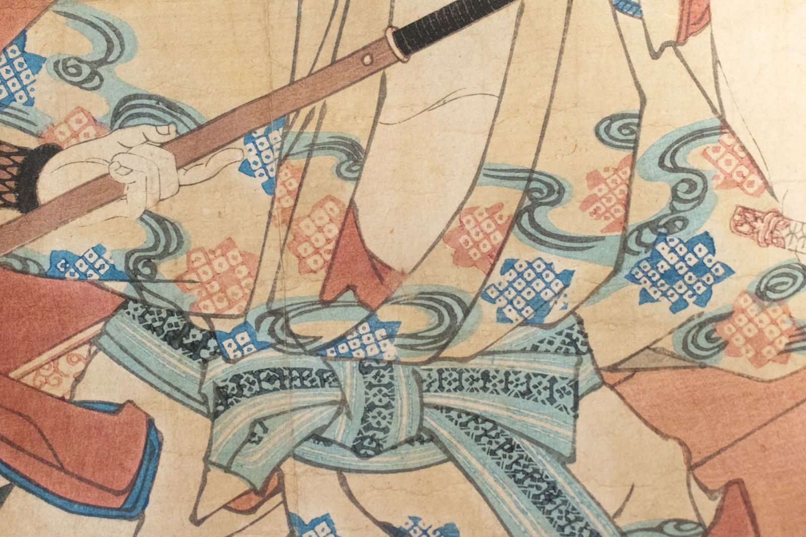 浮世絵 梅堂國政 歌舞伎絵 役者絵 木版画 アンティーク 骨董画　連続画　3枚続 浮世絵 梅堂國政 歌舞伎絵 役者絵 木版画 アンティーク 骨董画