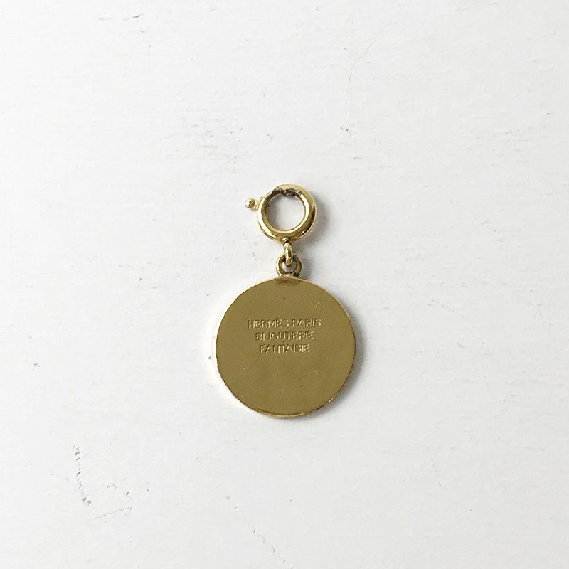 エルメス ペンダントトップ チャーム ペンダントヘッド 2.0cm セリエ ゴールド GP 金メッキ メタル製 アクセサリー ＨＥＲＭＥＳ