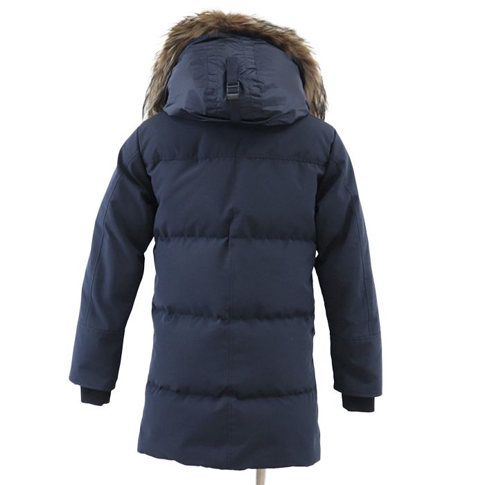 モンクレール　POLARIS　ダウンコート　ネイビー　０サイズ　ジャケット 未使用品◎MONCLER モンクレール HERMINE エルミンヌ ロゴワッペン フード付き ロングダウンコート ネイビー 00 国内正規品  レディース | フリマアプリ ラクマ