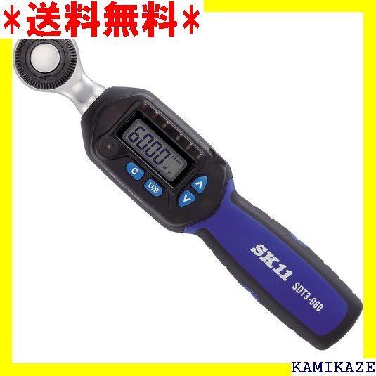 ☆便利_Z016 SK11 デジタルトルクレンチ 差込角 9.5mm 3~60N・m SDT3