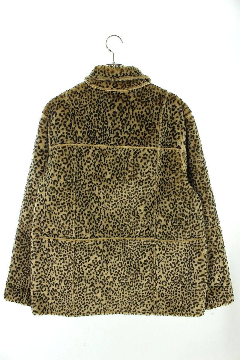 シュプリーム 19SS Reversible Faux Suede Leopade coat リバーシブル