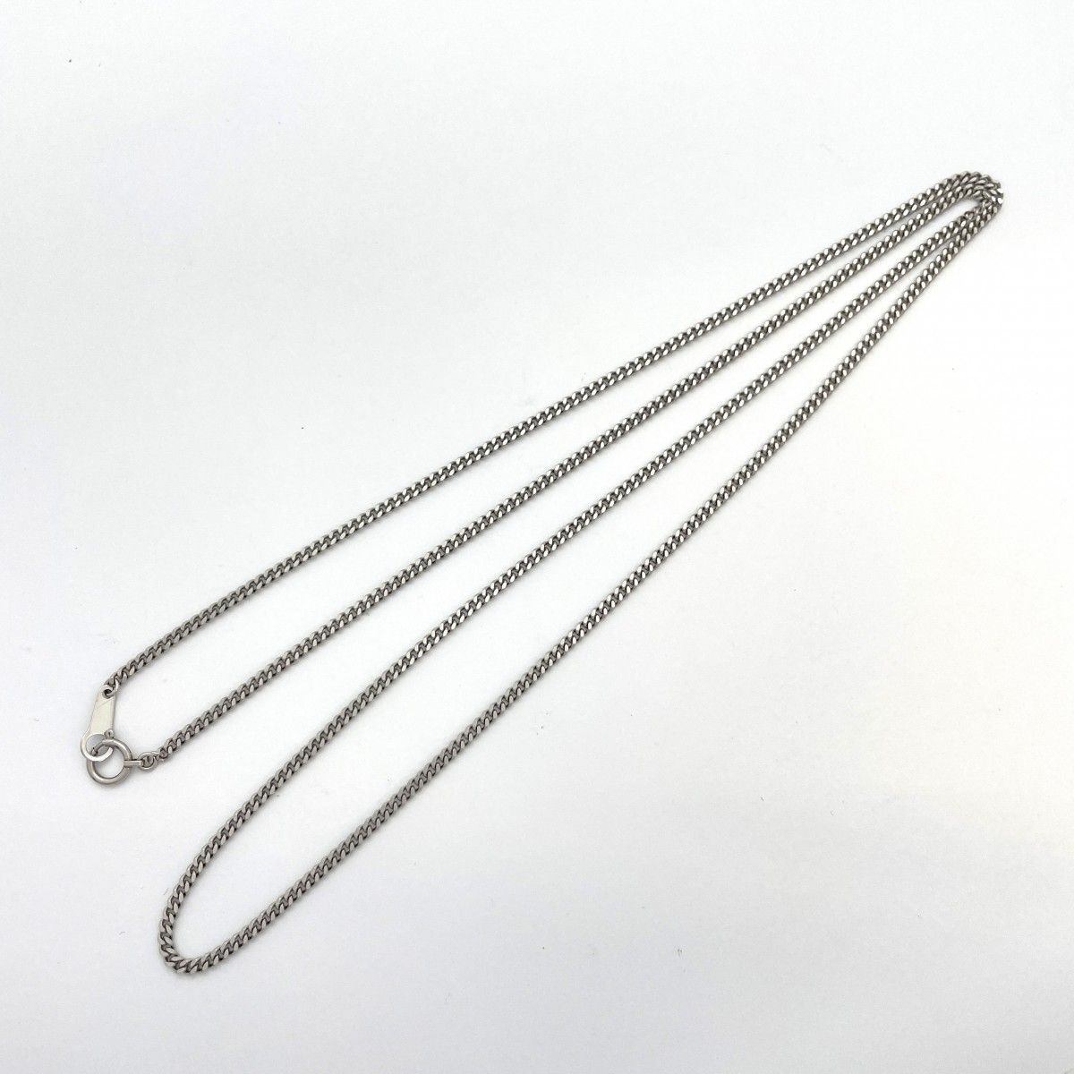 5khe005】喜平 ネックレス Pt850 プラチナ 2面 シングル 60.5cm 10.2g  