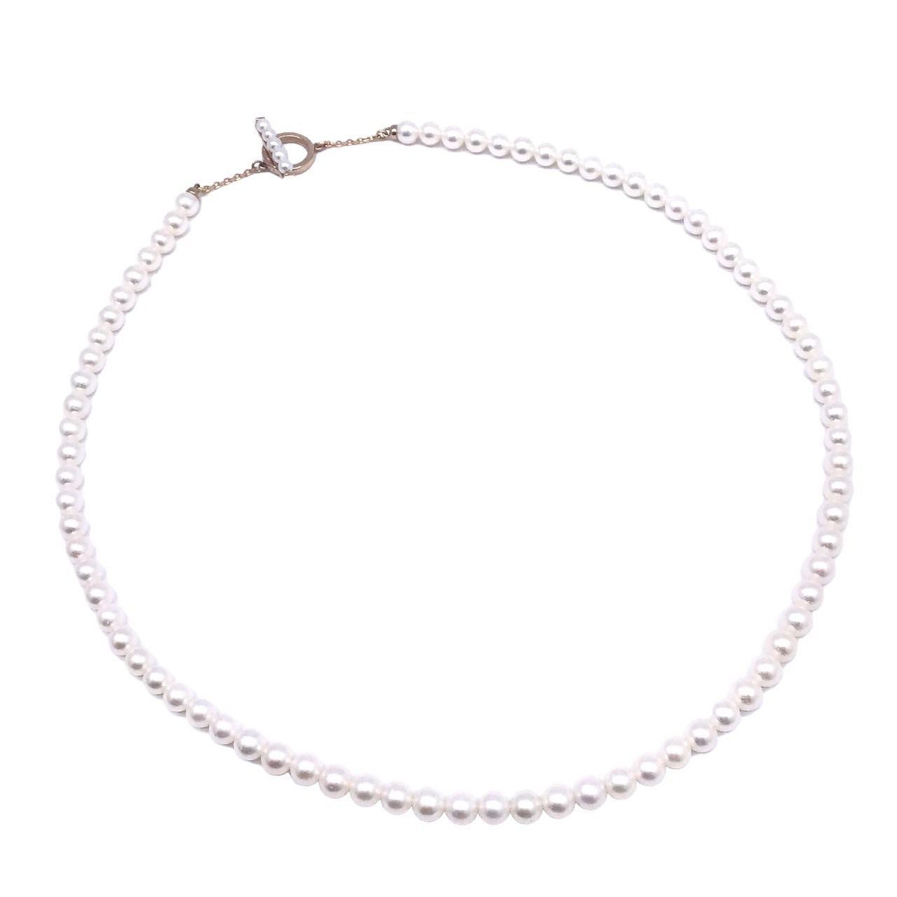 現行✨美品 TASAKI タサキ あこや 真珠 パール 約43.5㎝ ネックレス あこや真珠 ペンダント P-15330-18KWG|ペンダント/女性向け
