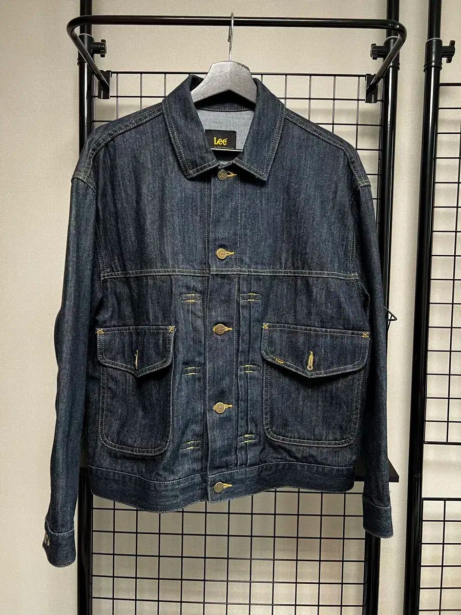 LEE リー コーデュラ raw デニム トラッカー ジャケット インディゴブルー ロー