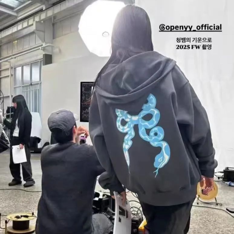 OPEN YY オープンワイワイ パーカー BLUE RIBBON SNAKE HOODIE