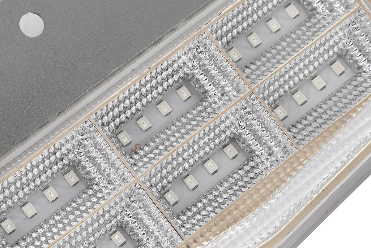 New self 【10個セット】LED マーカーランプ 4面発光 高輝度 IP68防水 トラック用 24V対応 サイドマーカー 車用 カスタムパーツ クリアレンズ 社外品 (レッド) [レッド]