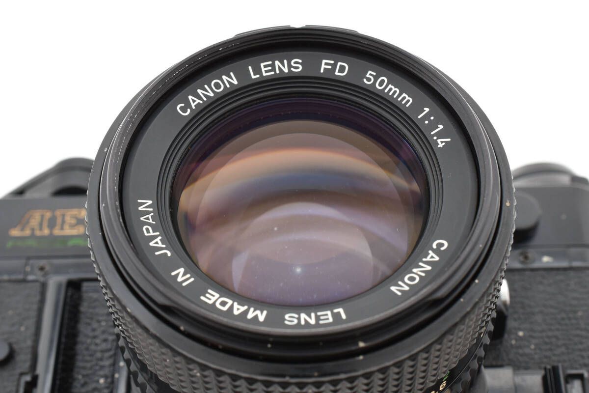 ☆キヤノン Canon AE-1 PROGRAM New FD 50mm F1.4 ブラック