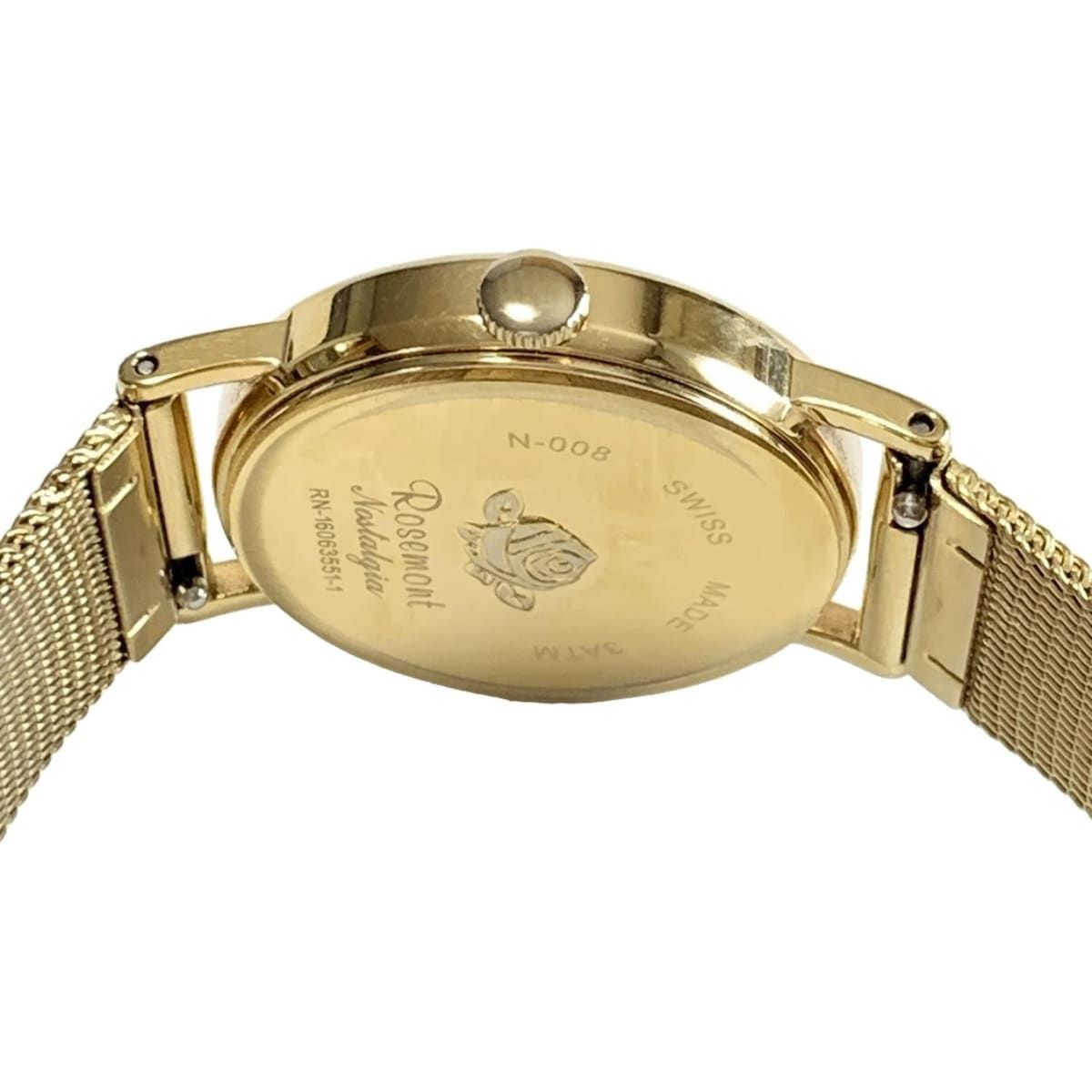 Rosemont(ロゼモン) 腕時計 ノスタルジア N-008 レディース アイボリー  