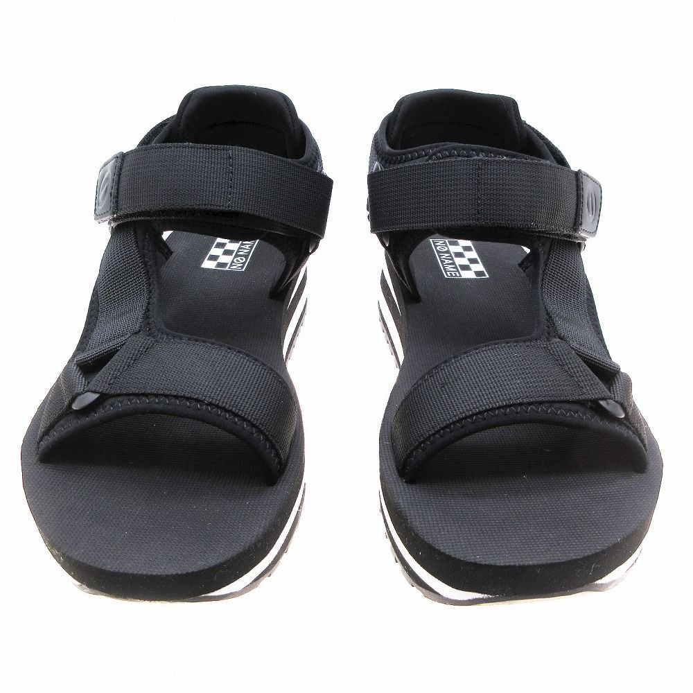 極美品 ノーネーム NO NAME REFLEX-41204 BLACK リフレックス 厚底 