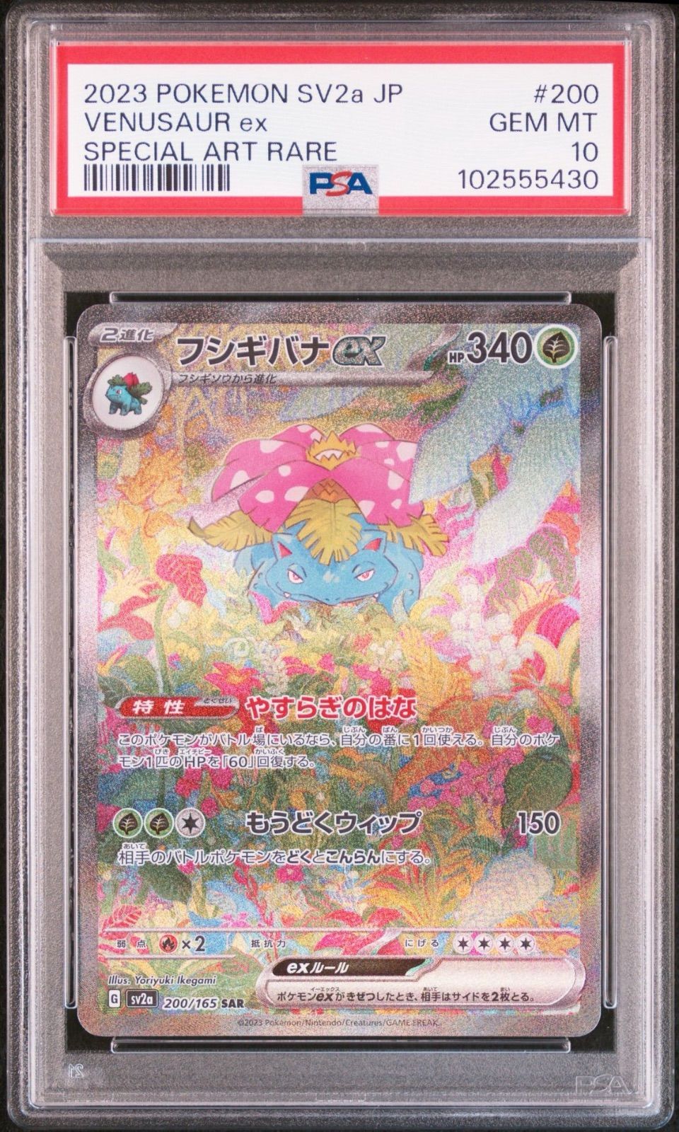 ① PSA10 9連番　リザードンex SAR フシギバナ　カメックス　151 151 フシギバナ リザードン カメックス ex sar psa10 9 3連番