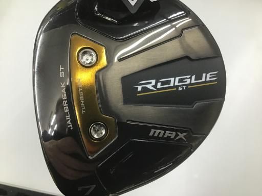 キャロウェイ ROGUE ST MAX 7W レフティ フェアウェイウッド FW 純正特注シャフト フレックスSR メンズ 男性用 左利き レフティ 左用 Aランク ゴルフクラブ