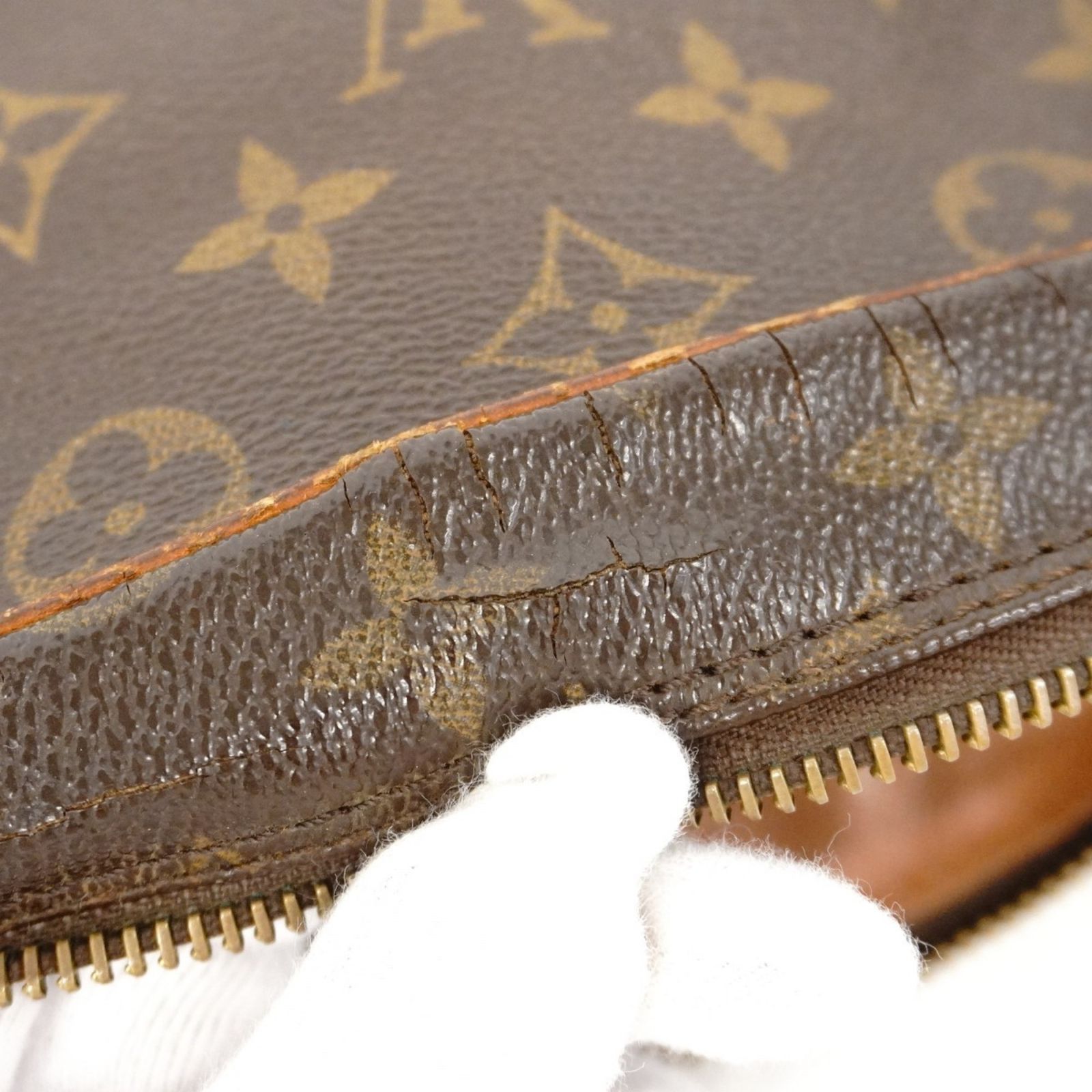 ルイヴィトン クラッチバッグ モノグラム ロゴ ブラウン コンピエーニュ28 ルイ・ヴィトン(Louis Vuitton) ルイ・ヴィトン クラッチバッグ