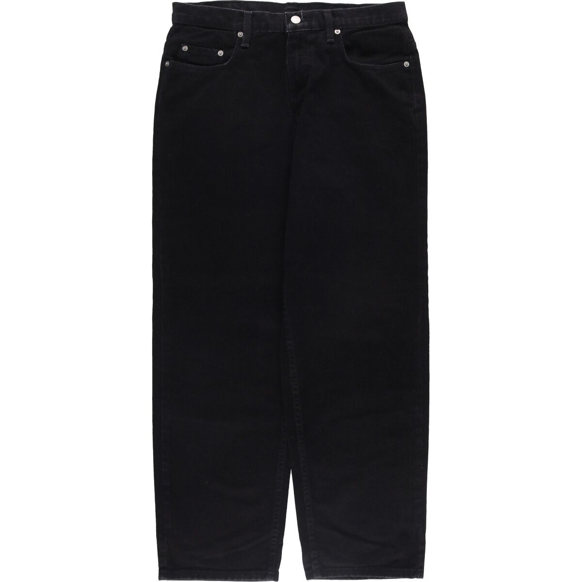 古着 00年代 ラルフローレン Ralph Lauren POLO JEANS COMPANY LOOSE ブラックデニム テーパードデニムパンツ メンズw32相当|eaa556613