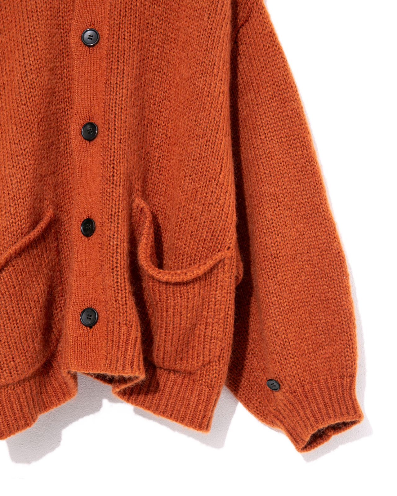 VOAAOV ヴォアーブ MOHAIR KNIT Blouson Cardiganモヘアブルゾン