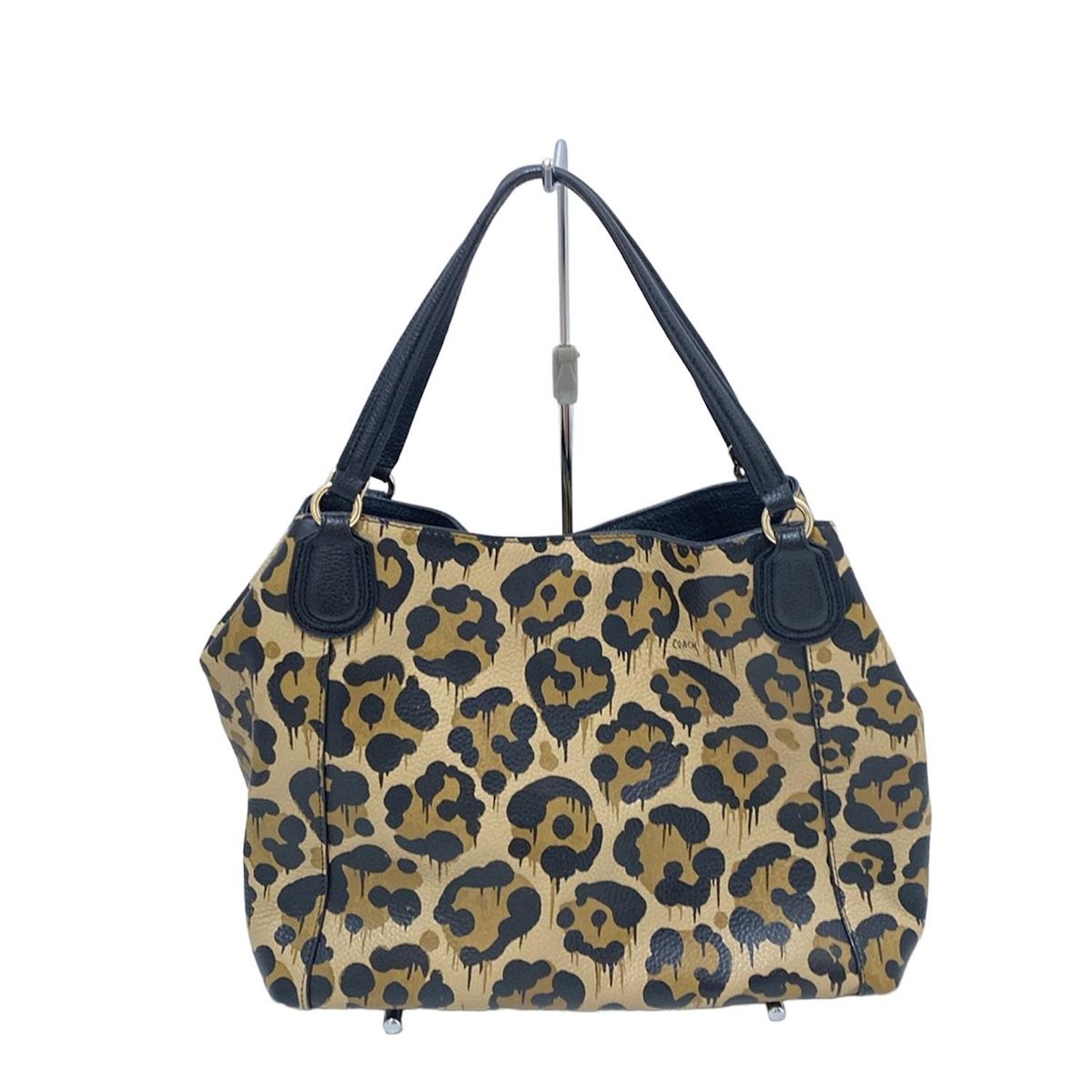 極美品 コーチ COACH 2way ハンドバッグ レザー レオパード ベージュ 楽天市場】【バッグ】COACH コーチ レオパード柄 ハンドバッグ
