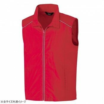 アイトス リフレクトベスト 男女兼用 レッド 6L 2201