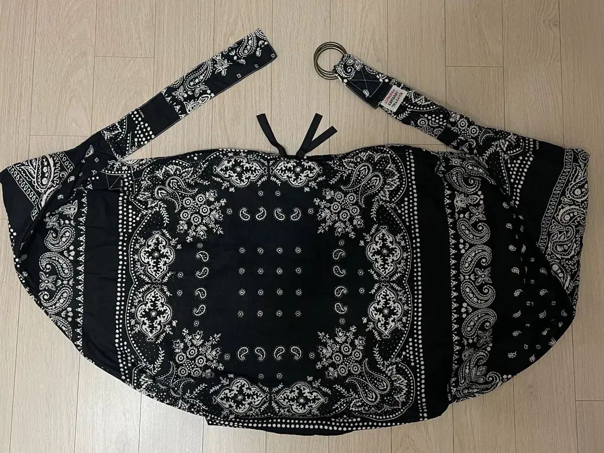 KAPITAL キャピタル ガーゼ ラット バンダナ パッチワーク スナフキンバッグ ブラック