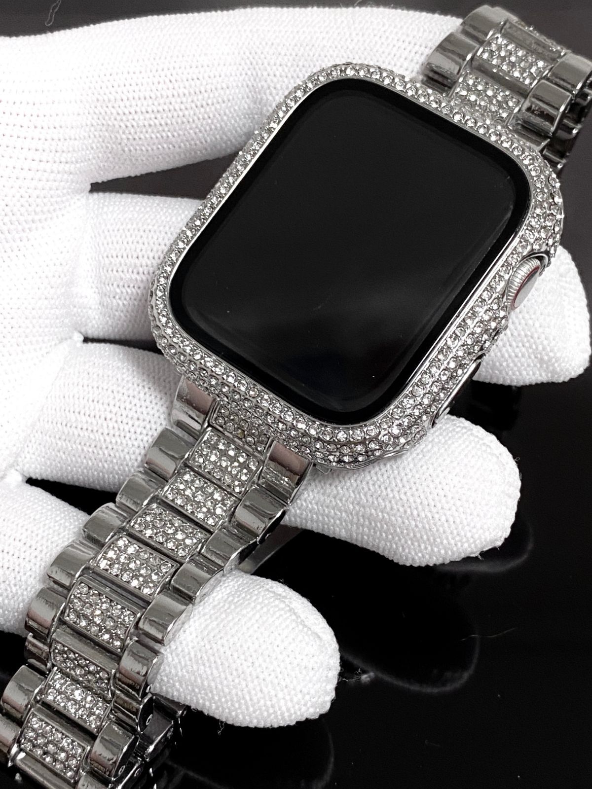 44mm キラキラカバー 時計バンド カスタム 44mm キラキラカバー 時計バンド カスタム - メルカリ