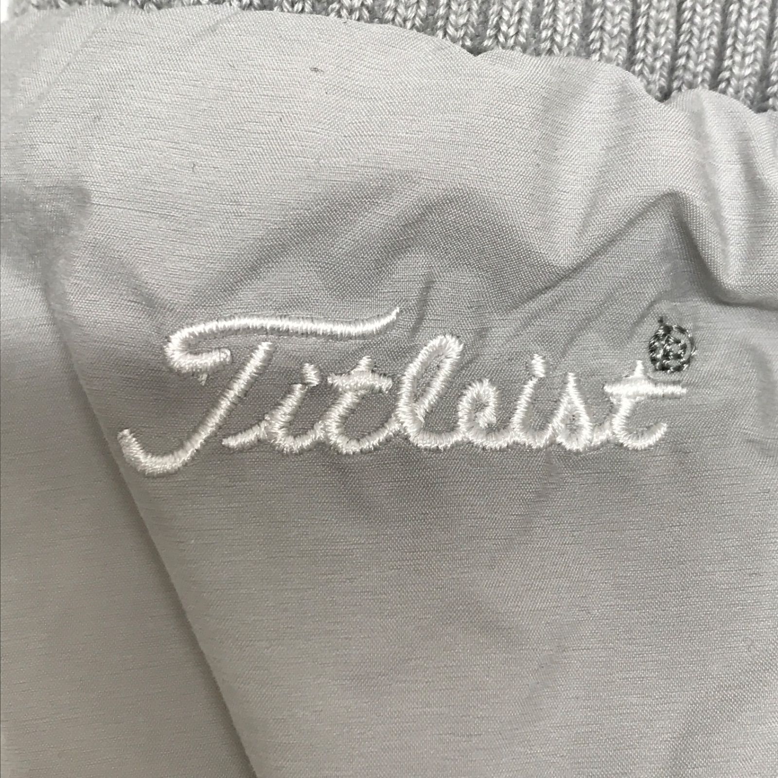 USED】Titleist タイトリスト レッグウォーマー 裏起毛 ボア グレー系