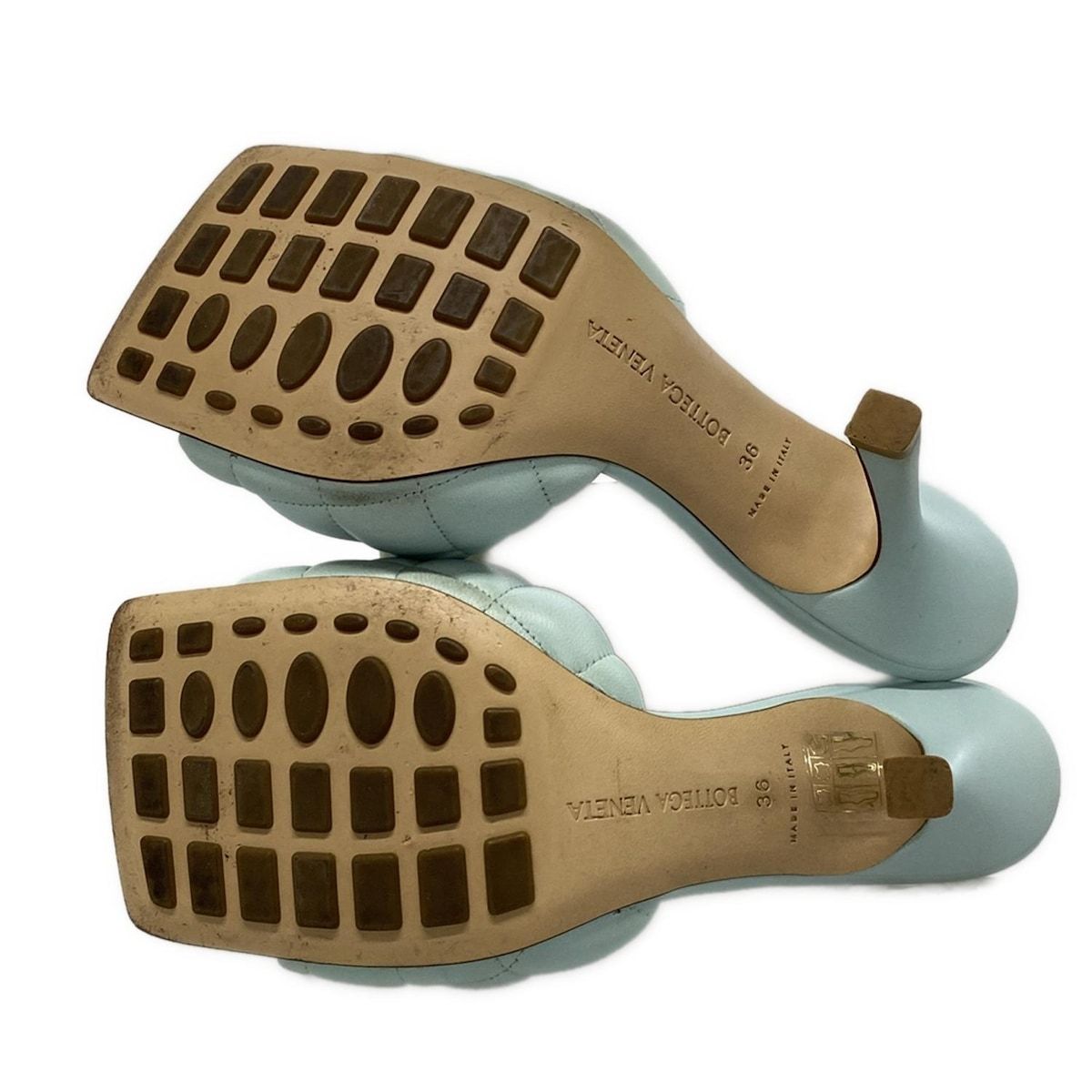 ボッテガヴェネタ ミュール サンダル パープル イントレチャート