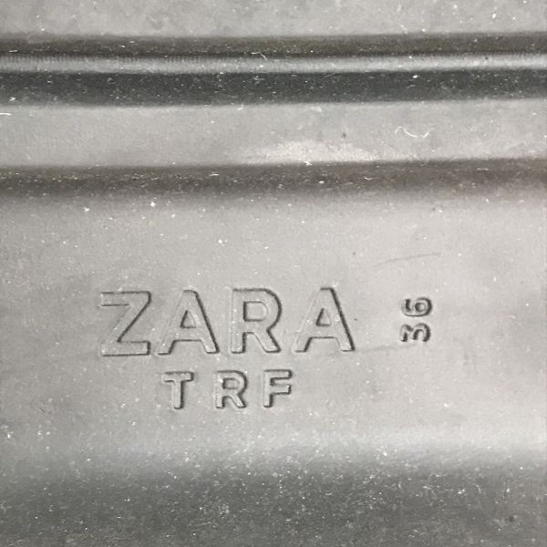 ザラ&frasl;ZARA TRF☆トラックソール&frasl;リブニット&frasl;ショートブーツ36&frasl;size