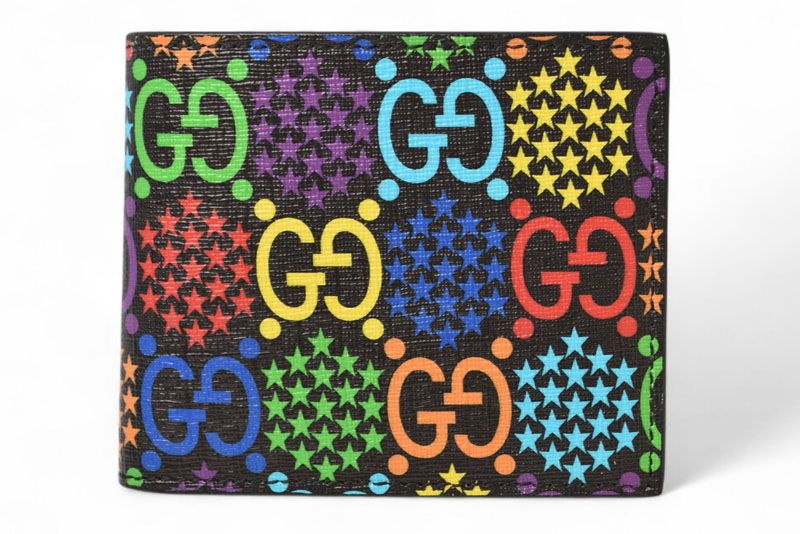 グッチ 財布 未使用/二つ折り財布 GUCCI 折財布/GGサイケデリック  