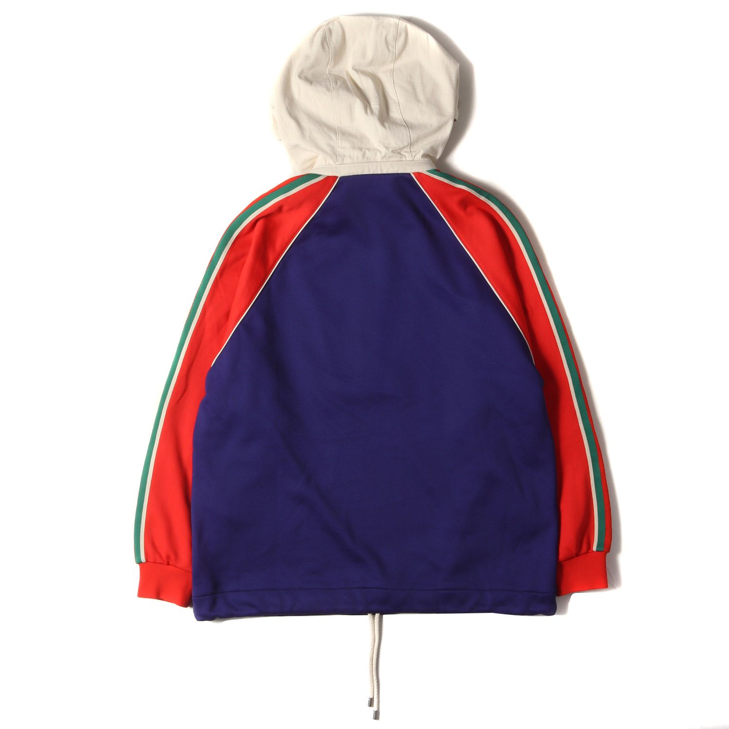 GUCCI グッチ ジャケット サイズ:XS 22AW 取り外し可能フード付き ワンポイント GG ロゴ ハーフジップジャケット Logo Half Zip  Jacket プルオーバー アノラック パーカー イタリア製 アウター ブルゾン【メンズ】 - メルカリ