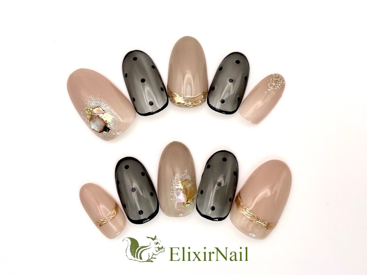砂漠 ネイルチップ FASHION NAIL XZF-002 ネイルチップ スクエア ミディアム