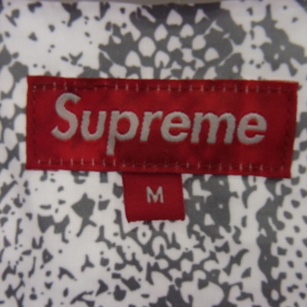 M846 Sサイズ　シュプリーム　12SS パイソン ナイロン アノラック Supreme シュプリーム 12SS python anorak クラシックロゴ